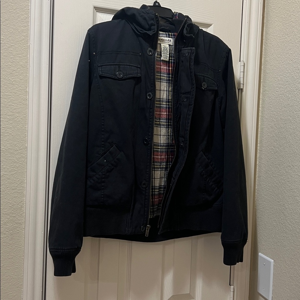 Magellan Jacket with Removable Hoodie - Black - Large
